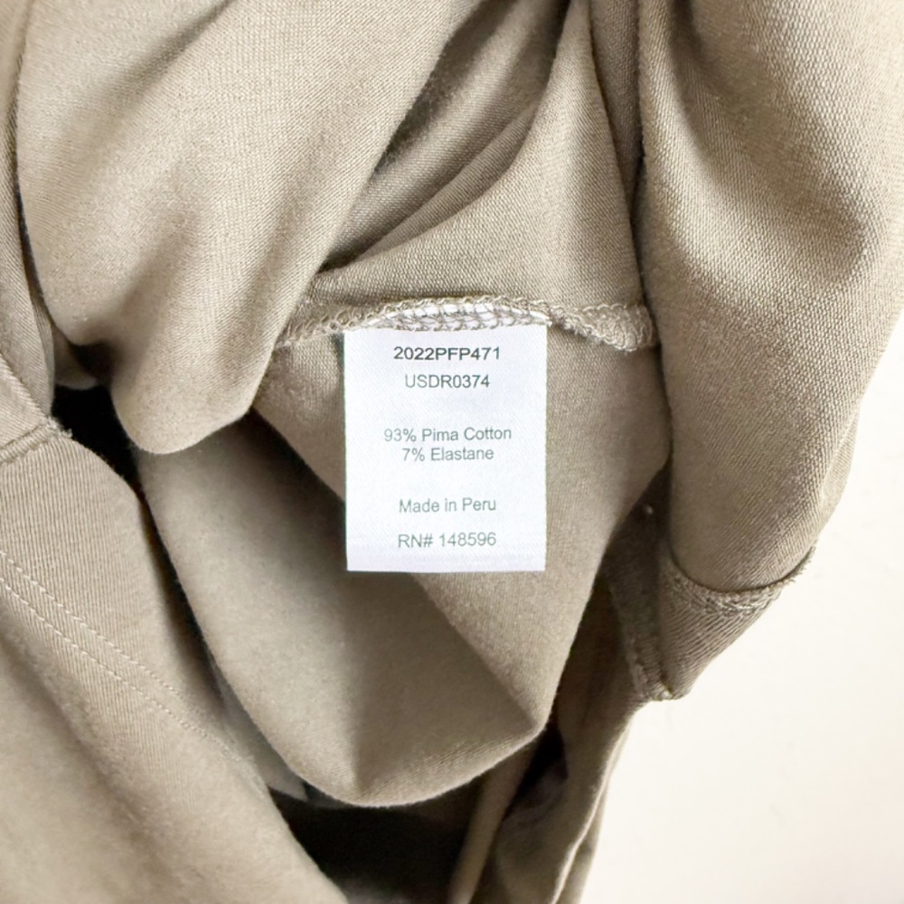 Universal Standard Iconic Geneva Cotton Green Asymmetrical Dress Size XS (10-12) - Picture 5 of 7